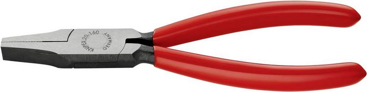 Produktbild: Knipex 20 01 160 Elektronik- u. Feinmechanik Flachzange Gerade Chrom-Vanadium Elektrostahl 160 mm