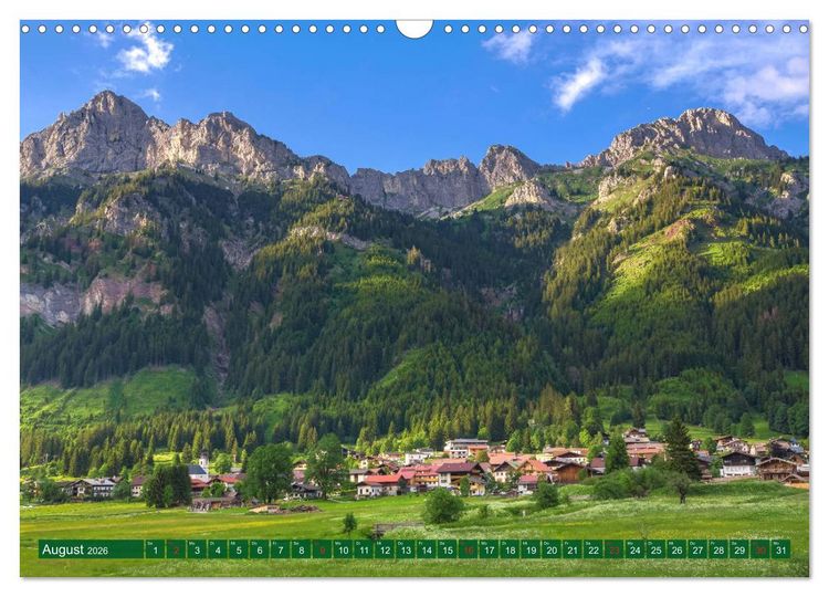 Produktbild: Tannheim und das Tal (Wandkalender 2026 DIN A3 quer), CALVENDO Monatskalender