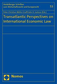 Produktbild: Transatlantic Perspectives on International Economic Law