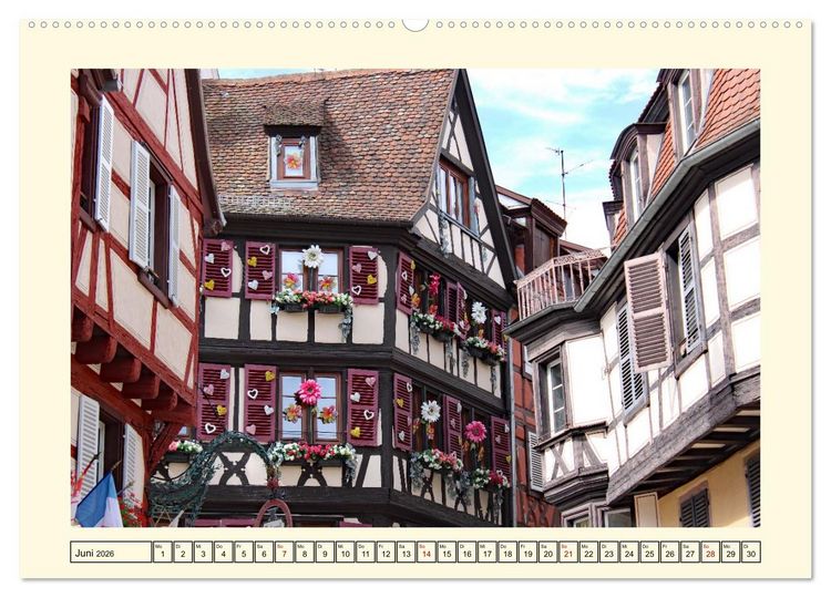 Produktbild: Elsass - Immer eine Reise wert (Wandkalender 2026 DIN A2 quer), CALVENDO Monatskalender