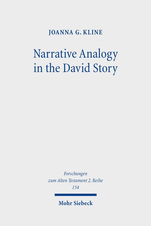 Produktbild: Narrative Analogy in the David Story