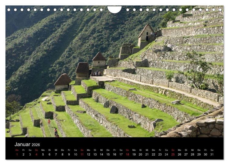Produktbild: Machu Picchu - Die Stadt in den Wolken (Wandkalender 2026 DIN A4 quer), CALVENDO Monatskalender