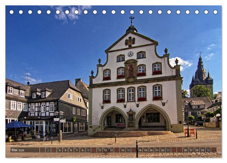 Produktbild: Stadtansichten Brilon (Tischkalender 2026 DIN A5 quer), CALVENDO Monatskalender