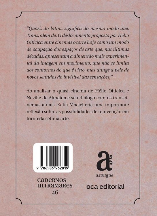 Produktbild: Do quasi cinema ao transcinema