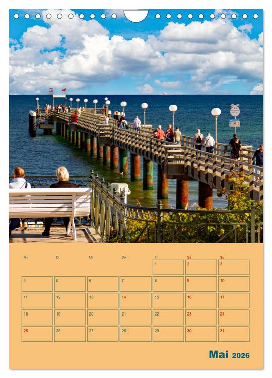 Produktbild: Ostseebad K&uuml;hlungsborn Terminplaner (Wandkalender 2026 DIN A4 hoch), CALVENDO Monatskalender