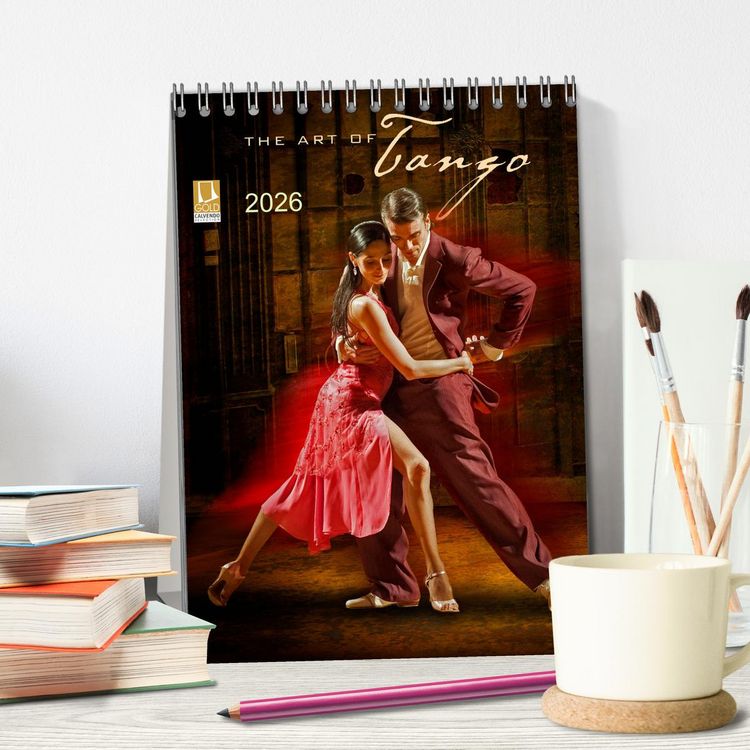 Produktbild: The Art Of Tango (Tischkalender 2026 DIN A5 hoch), CALVENDO Monatskalender