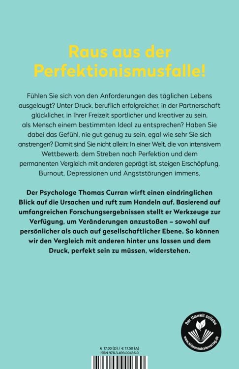 Produktbild: Nie gut genug