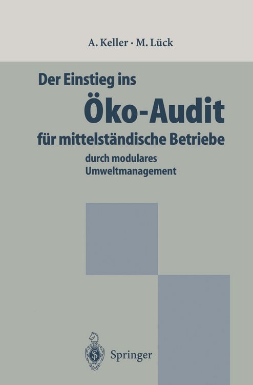 Produktbild: Der Einstieg ins &Ouml;ko-Audit f&uuml;r mittelst&auml;ndische Betriebe
