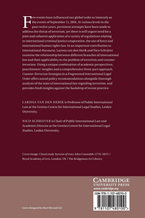Produktbild: Counter-Terrorism Strategies in a Fragmented International Legal Order