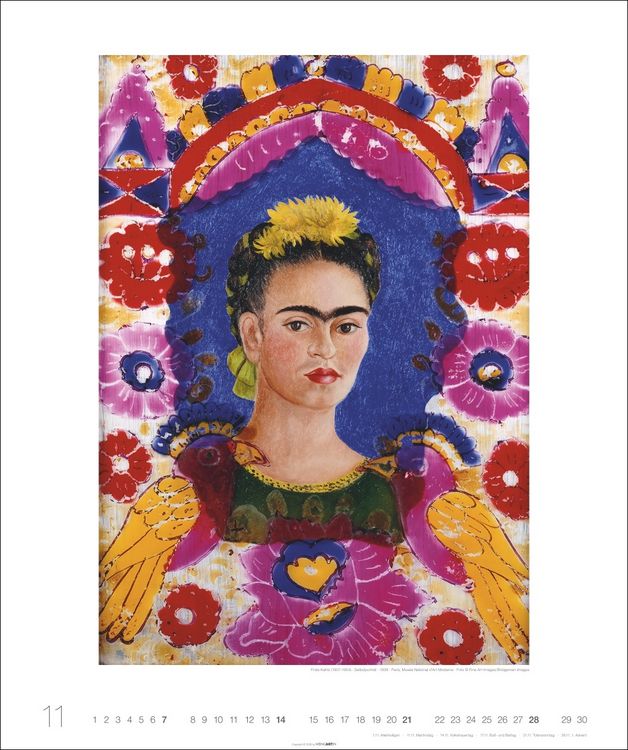 Produktbild: Frida Kahlo Edition Kalender 2027