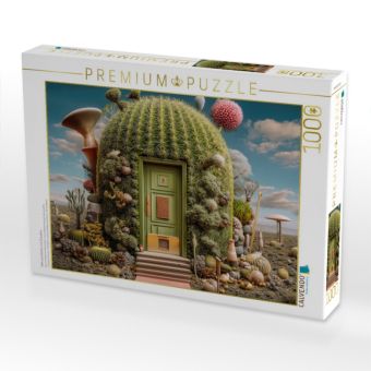 Produktbild: CALVENDO Puzzle Kaktusarchitektur mit Charakter | 1000 Teile Lege-Gr&ouml;&szlig;e 64x48cm Foto-Puzzle f&uuml;r gl&uuml;ckliche Stunden