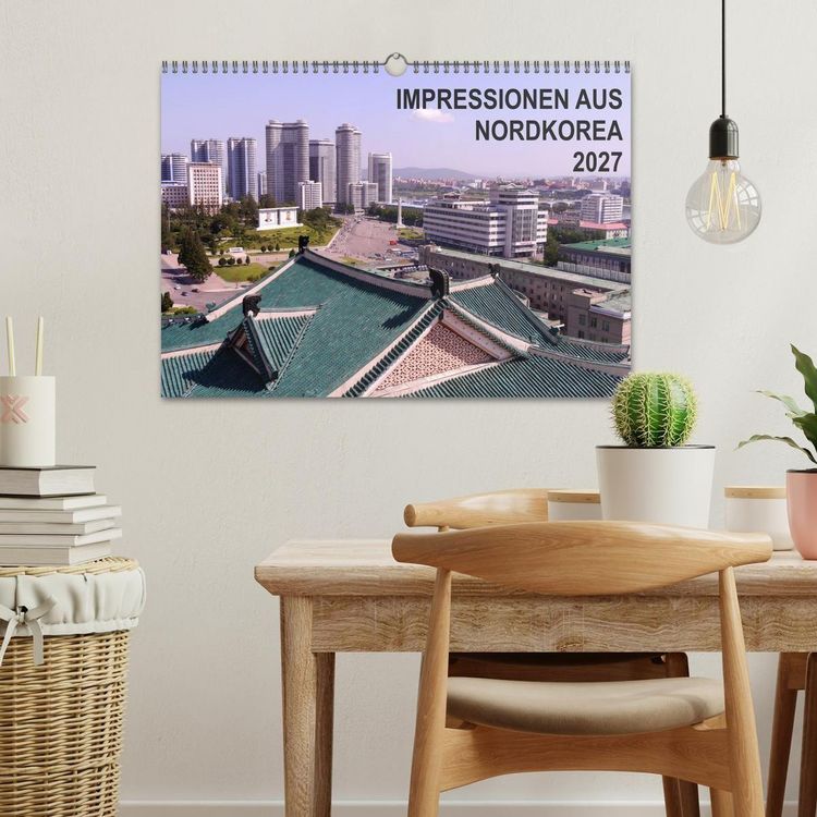 Produktbild: Impressionen aus Nordkorea (Wandkalender 2027 DIN A3 quer), CALVENDO Monatskalender