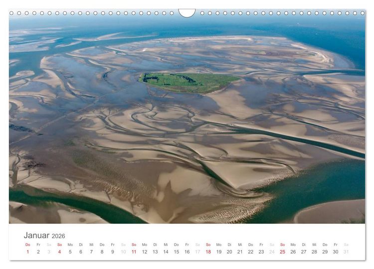 Produktbild: Nordfriesische Inseln im Auge des Fotografen (Wandkalender 2026 DIN A3 quer), CALVENDO Monatskalender