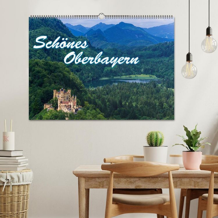 Produktbild: Sch&ouml;nes Oberbayern (Wandkalender 2026 DIN A2 quer), CALVENDO Monatskalender