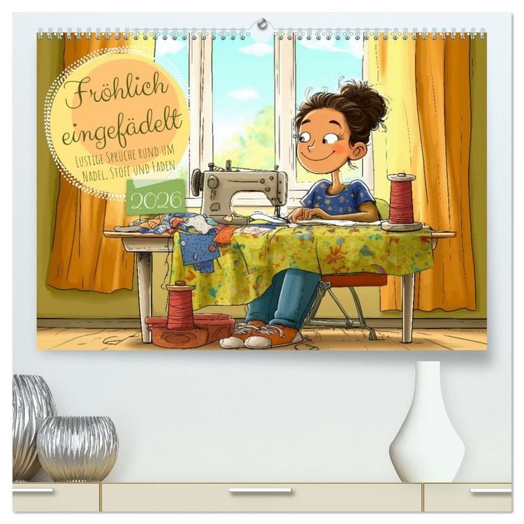 Produktbild: Fr&ouml;hlich eingef&auml;delt (hochwertiger Premium Wandkalender 2026 DIN A2 quer), Kunstdruck in Hochglanz