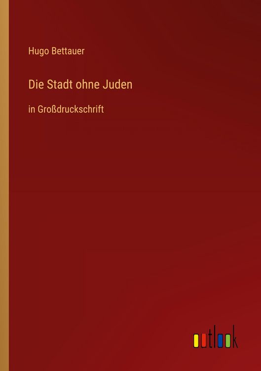Produktbild: Die Stadt ohne Juden
