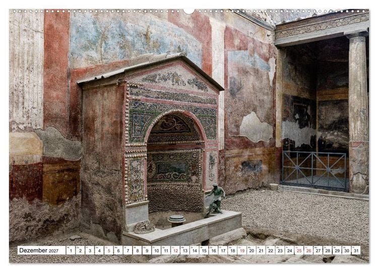 Produktbild: Versteinerte Stadt Pompeji (Wandkalender 2027 DIN A2 quer), CALVENDO Monatskalender