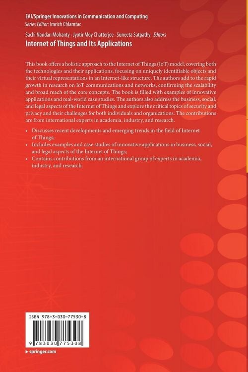 Produktbild: Internet of Things and Its Applications