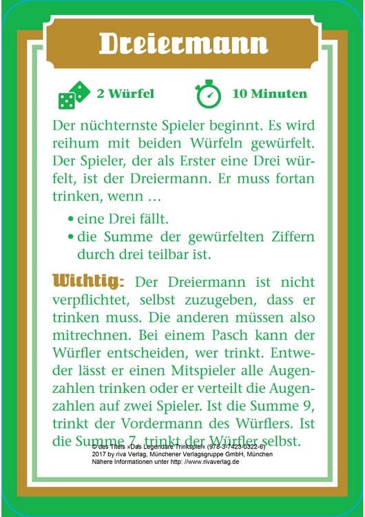 Produktbild: Das legend&auml;re Trinkspiel