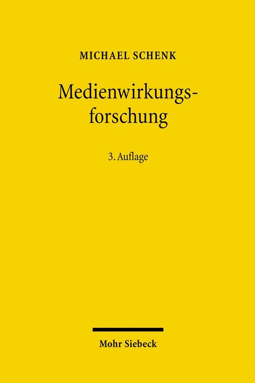 Produktbild: Medienwirkungsforschung