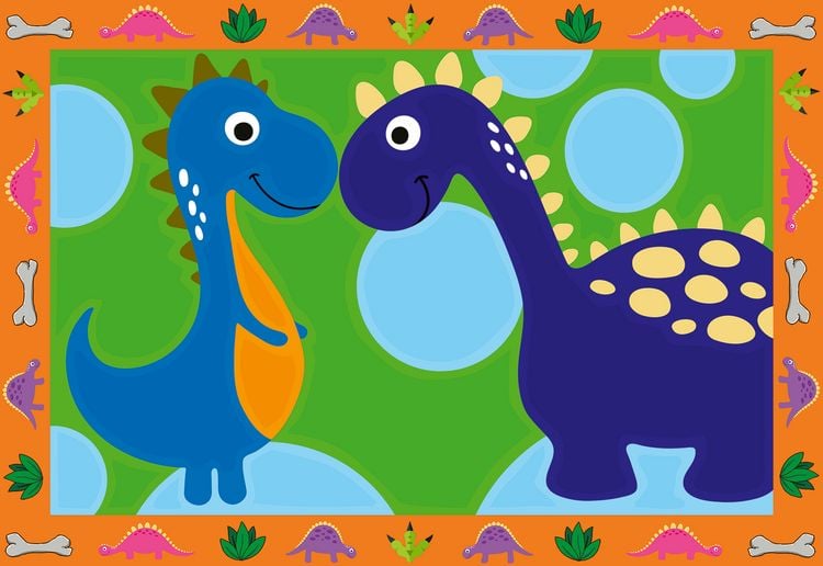 Produktbild: CreArt, Malen nach Zahlen Junior - Land der Dinosaurier