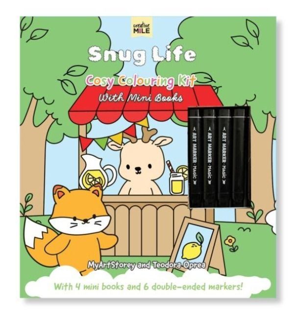 Produktbild: Snug Life: Cosy Colouring Kit with Mini Books