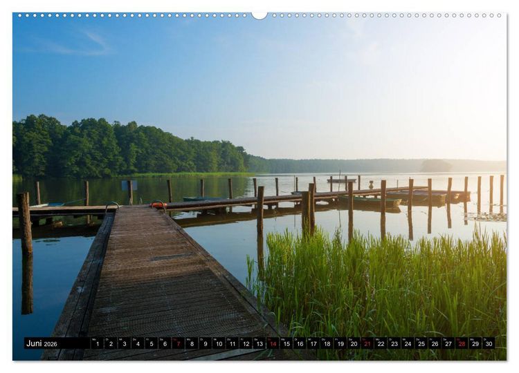 Produktbild: Stille Seen um Himmelpfort (Wandkalender 2026 DIN A2 quer), CALVENDO Monatskalender