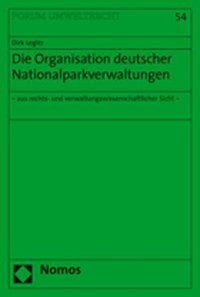 Produktbild: Die Organisation deutscher Nationalparkverwaltungen
