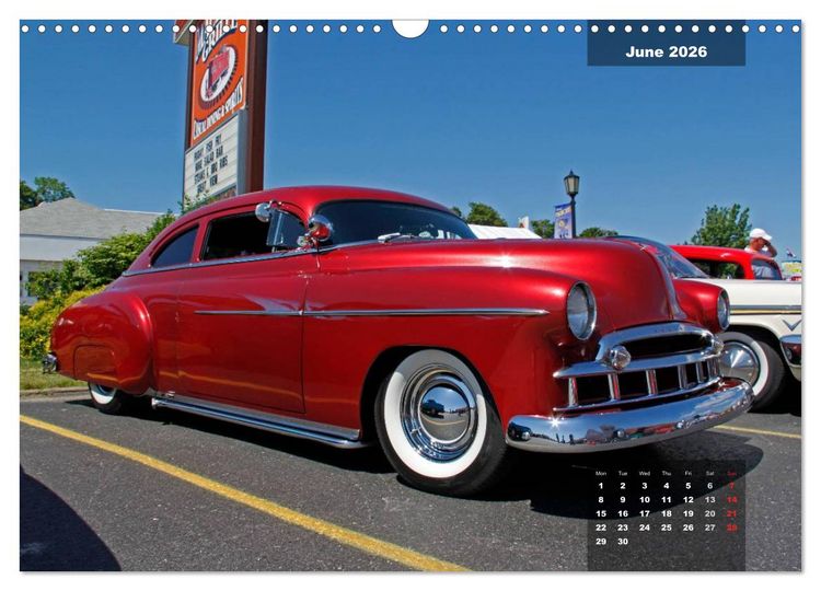 Produktbild: US Classic Cars (Wall Calendar 2026 DIN A3 landscape), CALVENDO 12 Month Wall Calendar