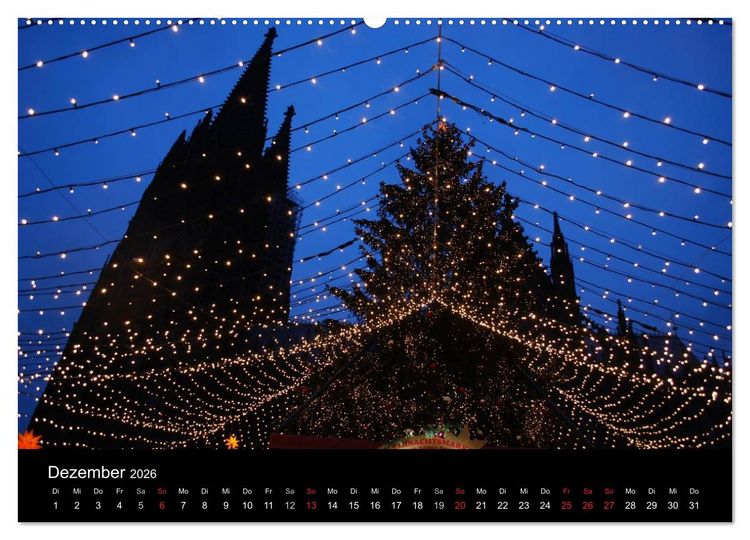 Produktbild: K&ouml;lner Spitzen (Wandkalender 2026 DIN A2 quer), CALVENDO Monatskalender