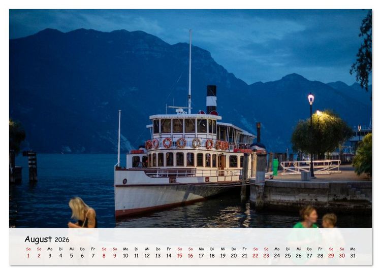 Produktbild: Riva del Garda - Am Gardasee ganz im Norden (Wandkalender 2026 DIN A3 quer), CALVENDO Monatskalender