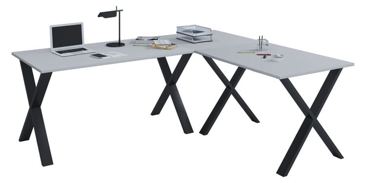 Produktbild: X Schreibtisch Eckschreibtisch L Form 130x130x50