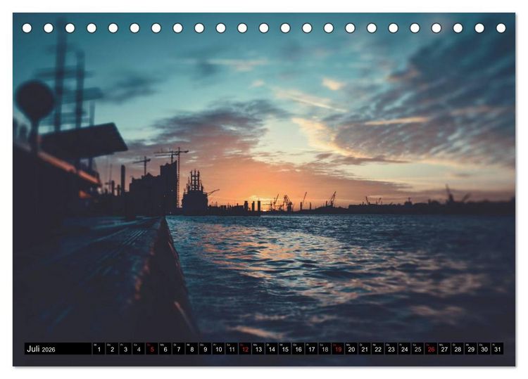Produktbild: Hamburg - die sch&ouml;nste Stadt der Welt (Tischkalender 2026 DIN A5 quer), CALVENDO Monatskalender