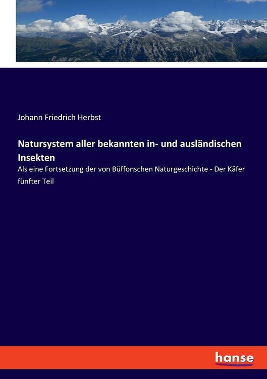 Produktbild: Natursystem aller bekannten in- und ausl&auml;ndischen Insekten
