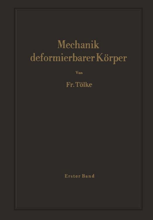 Produktbild: Mechanik deformierbarer K&ouml;rper