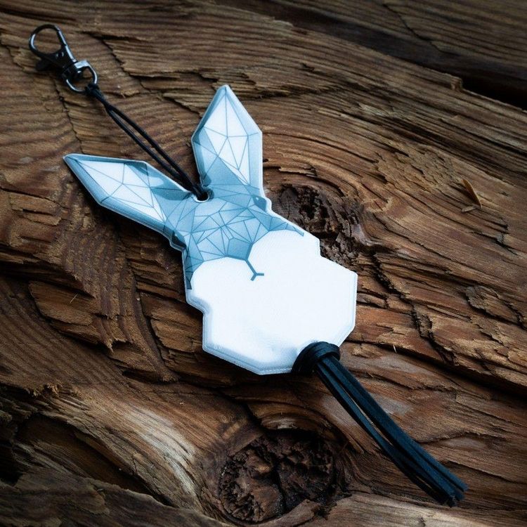 Produktbild: Softreflector ORIGAMI (Hase) Reflektor f&uuml;r Taschen und Kleidung