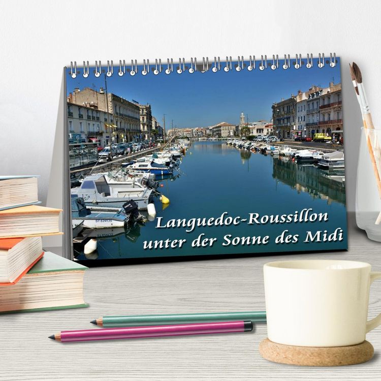 Produktbild: Languedoc-Roussillon - unter der Sonne des Midi (Tischkalender 2026 DIN A5 quer), CALVENDO Monatskalender