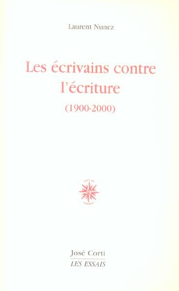 Produktbild: Ecrivains Contre l'Ecriture