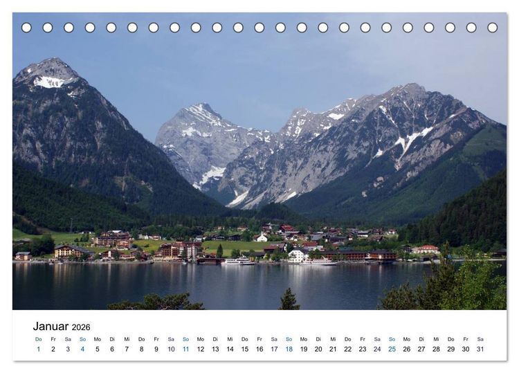 Produktbild: Pertisau am Achensee (Tischkalender 2026 DIN A5 quer), CALVENDO Monatskalender