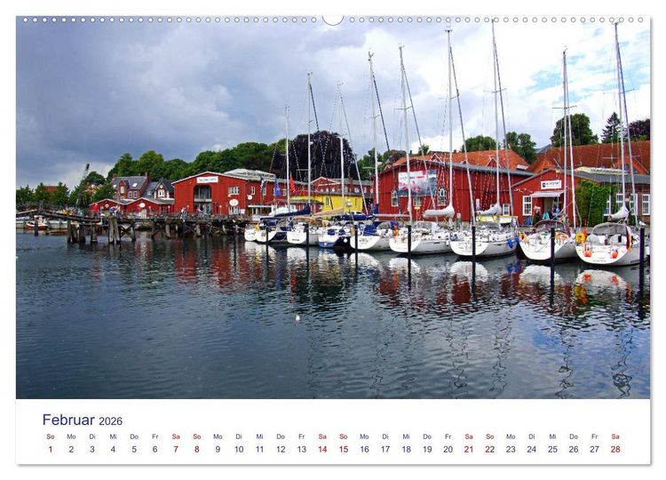 Produktbild: Radtouren ab Eckernf&ouml;rde (hochwertiger Premium Wandkalender 2026 DIN A2 quer), Kunstdruck in Hochglanz