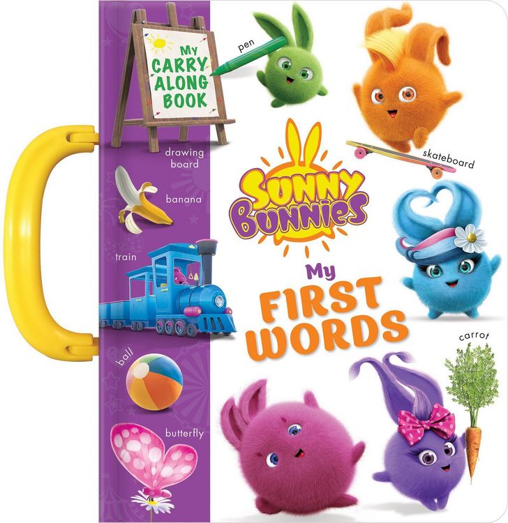 Produktbild: Sunny Bunnies My First 100 Words: A Day in the Life of a Toddler (Board Book). a Perfect Learning Book for 2-3 Year Olds.