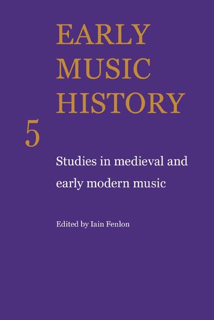 Produktbild: Early Music History