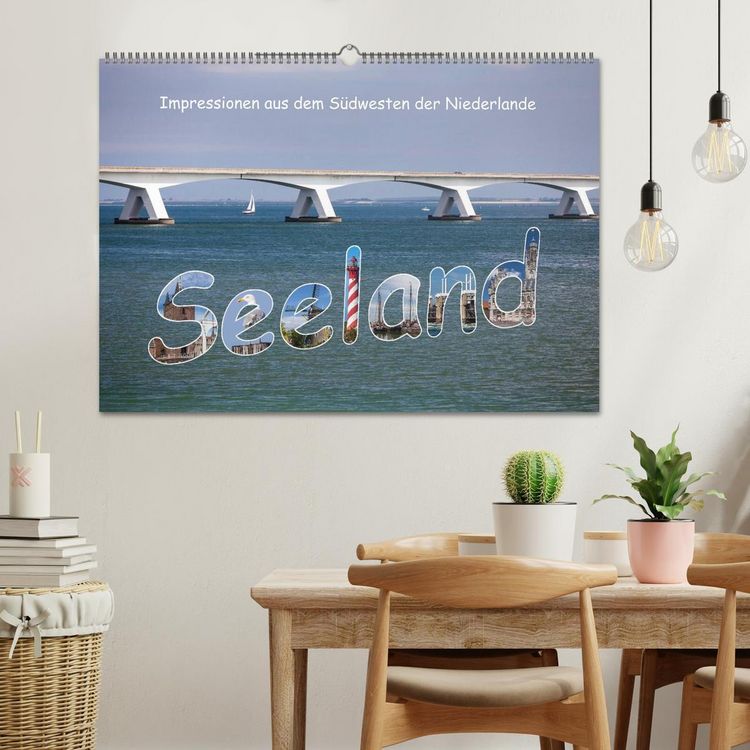 Produktbild: Seeland - Impressionen aus dem S&uuml;dwesten der Niederlande (Wandkalender 2026 DIN A2 quer), CALVENDO Monatskalender