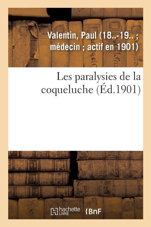 Produktbild: Les paralysies de la coqueluche