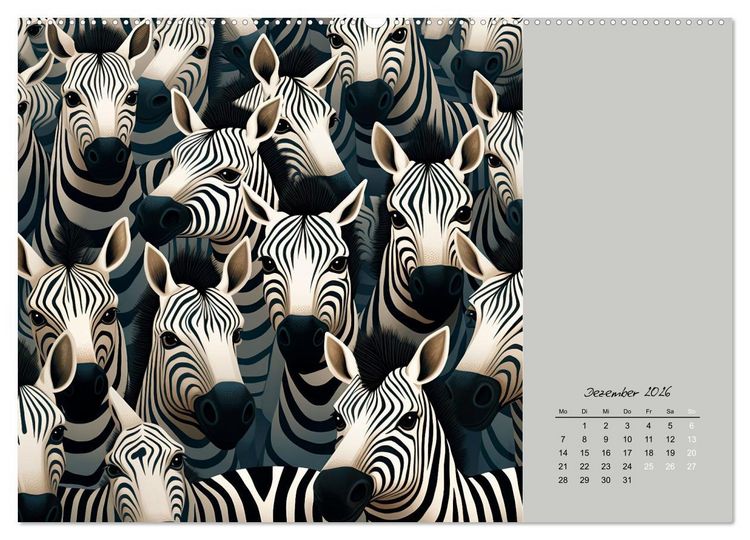 Produktbild: Tierisches Gewimmel (Wandkalender 2026 DIN A2 quer), CALVENDO Monatskalender