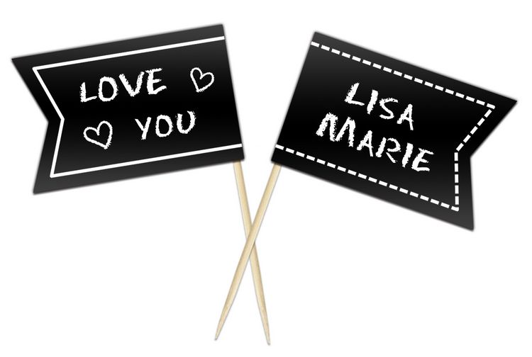 Produktbild: URSUS Blackboard Tafelfolie-Deko-Sticks