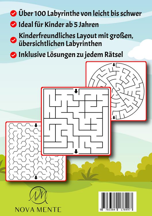 Produktbild: Labyrinthe f&uuml;r Kinder ab 5 Jahren - Band 28