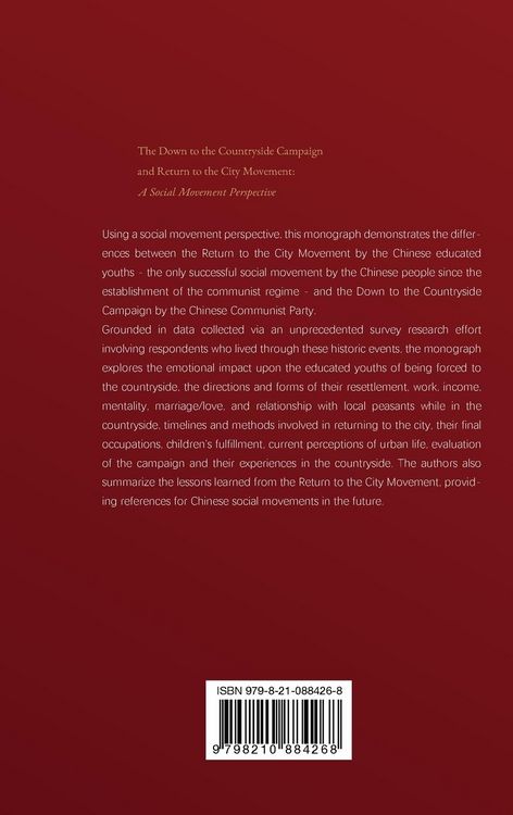 Produktbild: The Down to the Countryside Campaign and Return to the City Movement