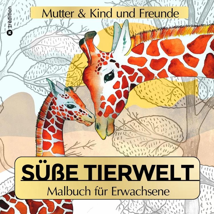 Produktbild: Tier Malbuch f&uuml;r Erwachsene - Tierwelt Waldtiere Tiere im Wald von Hand illustriert