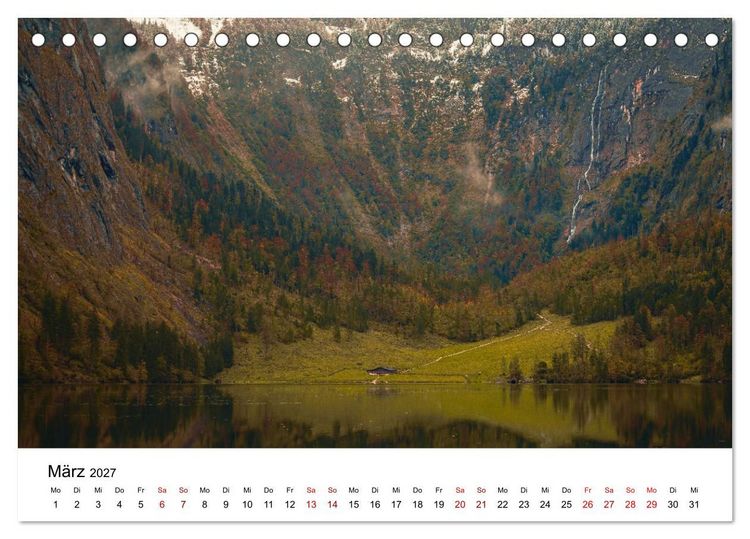 Produktbild: Berchtesgaden - Natursch&ouml;nheiten in Bayern (Tischkalender 2027 DIN A5 quer), CALVENDO Monatskalender